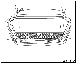 Cargo net (if so equipped)