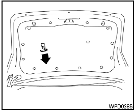 Interior trunk lid release