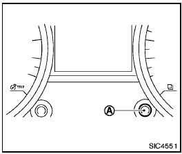 To operate the trip computer, use the A