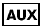 AUX (Auxiliary) button: