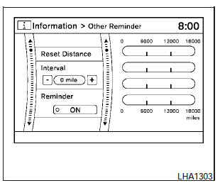 Changing the maintenance interval