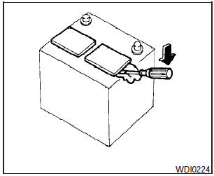 1. Remove the vent caps with a screwdriver as