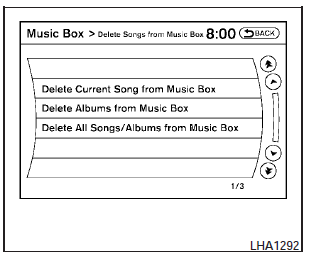 -Delete Songs from Music Box: