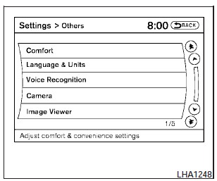 Others settings