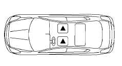 The illustration shows the seating positions