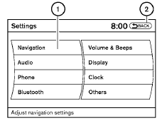 Selecting the item: