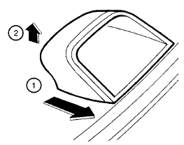 When cleaning the rear window, it may be easier