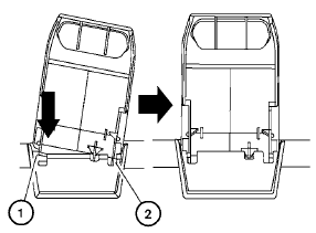 2. With the first pin in position 2 , align the